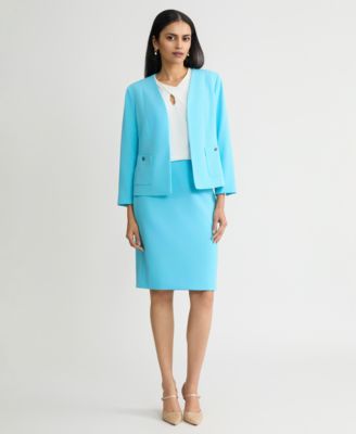 Women's Patch Pocket Open-Front Jacket