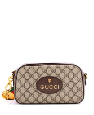 Neo Vintage Camera Messenger Bag GG Coated Canvas