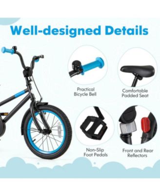 Kids Bike with Adjustable Handlebar and Saddle