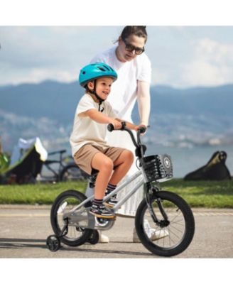  Kids Bike Adjustable with Transparent Chain Cover