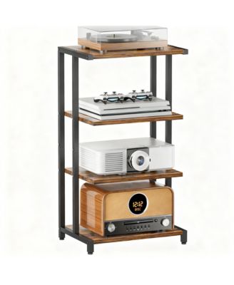  Media Stand Audio Rack Gaming Console Shelf TV Equipment Storage