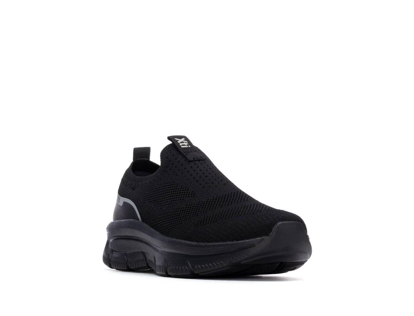Женские кроссовки XTI Comfort Slip On, цвет: Чёрный — фото 1
