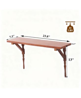 Floating Shelves Wall Mounted 23.8" Vintage Storage Shelf