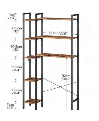 Over Toilet Storage 8-Tier Bathroom Organizer Shelf