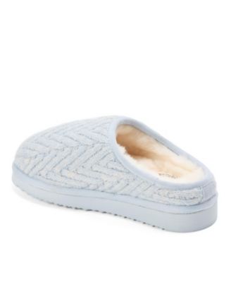 Women's Greta Genuine Shearling Knit Clog Slipper