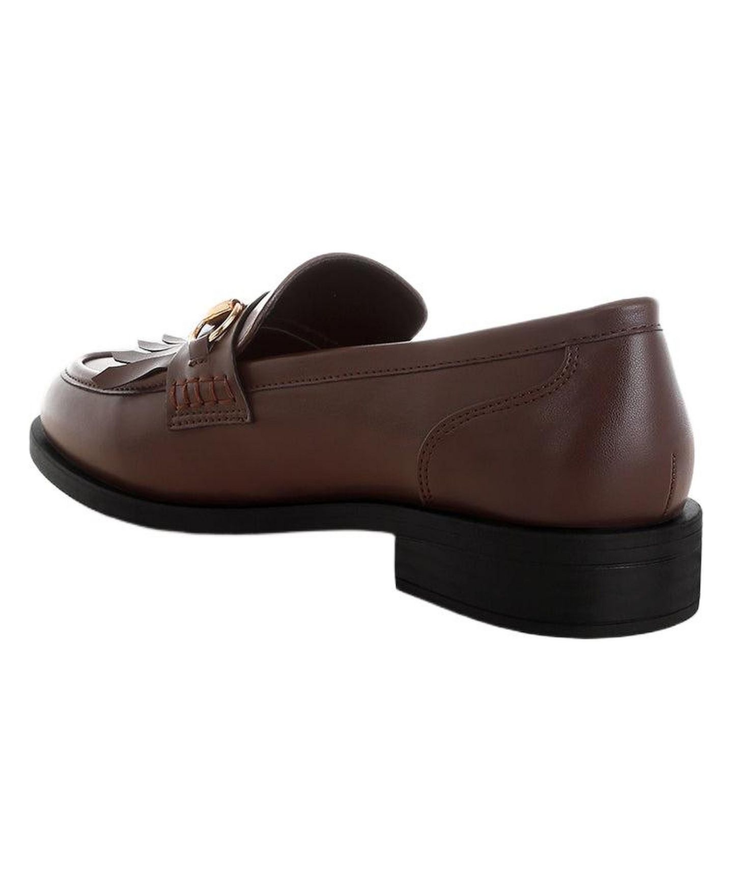 Женские туфли London Rag Enola Low Block Heel, цвет: Коричневая искусственная кожа — фото 3