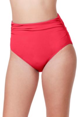 Women's Tutti Frutti Shirred High Waist Swim Bottom