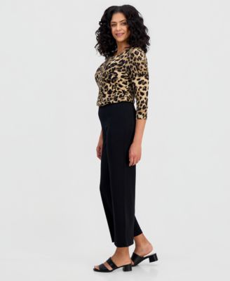 Women's Wide-Leg Pull-On Pants, Regular & Short Lengths