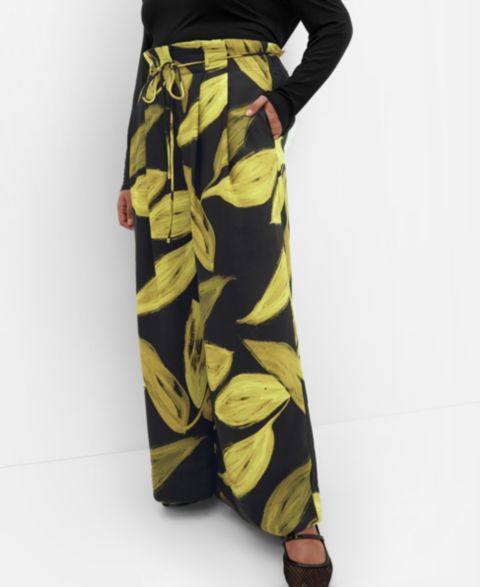 Женские брюки CITY CHIC Shania Vivid Print Wide Leg, цвет: Abstract Zest