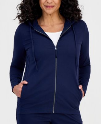 Women's Zip-Front Hooded Sweatshirt