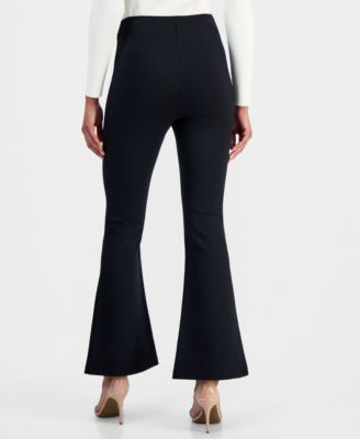 Women's High-Rise Ponte Flare-Leg Pants