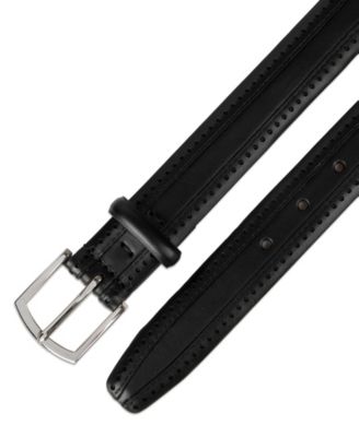 Men's Dawson Brogue Leather Dress Belt