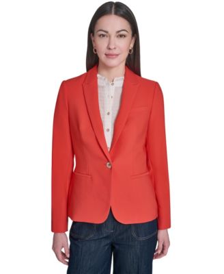 Women's 1-Button Calvary Twill Blazer