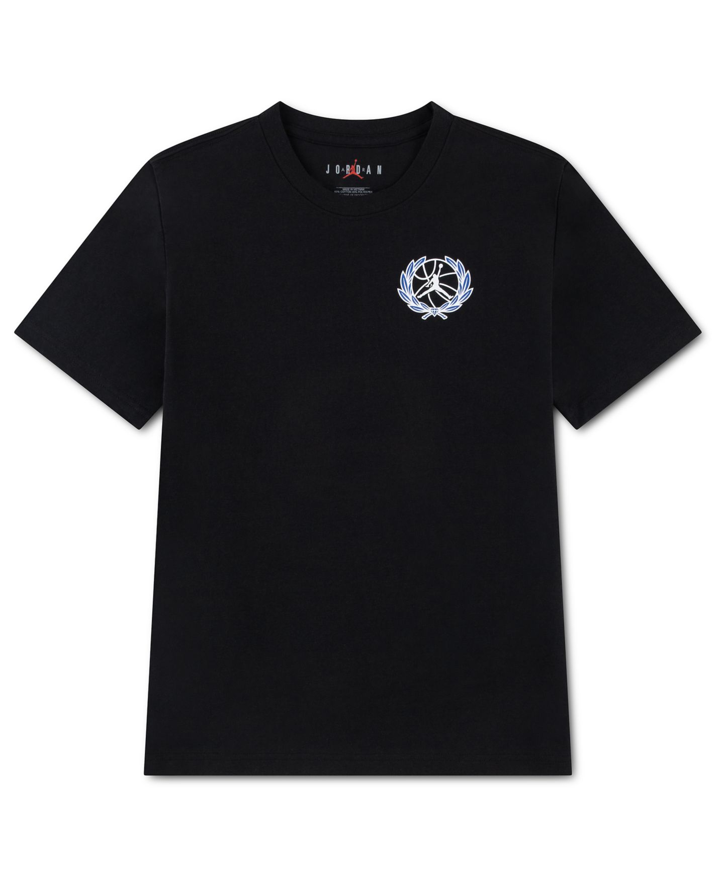 Футболка Jordan Overtime Short-Sleeve T-Shirt для мальчиков, цвет: Чёрный — фото 1