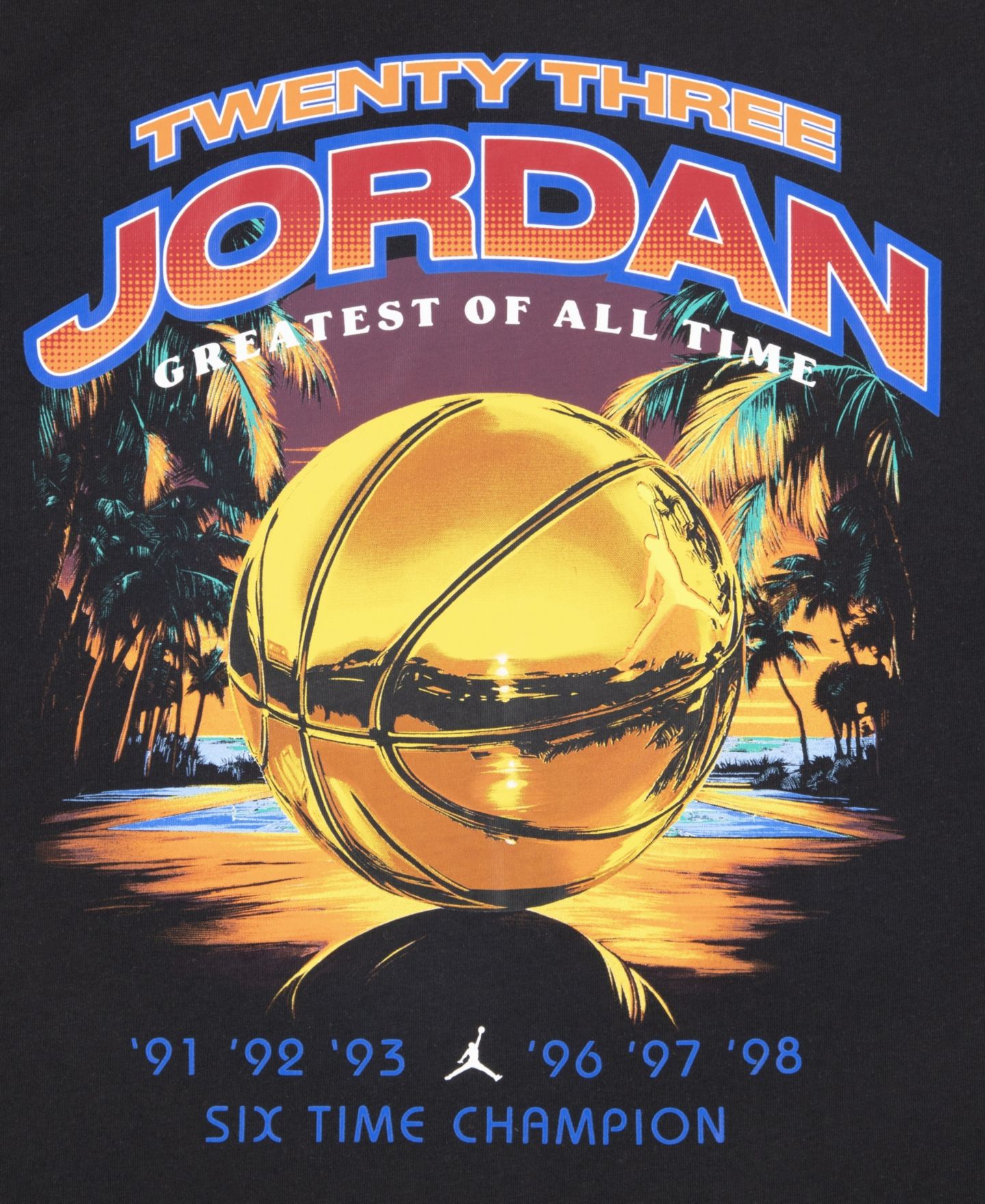 Футболка Jordan Venice Beach Hoops Short-Sleeve T-Shirt для мальчиков, цвет: Чёрный — фото 7