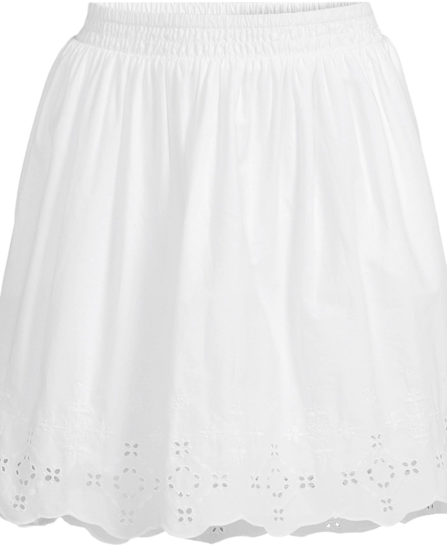 Women's Poplin Eyelet Mini Skirt