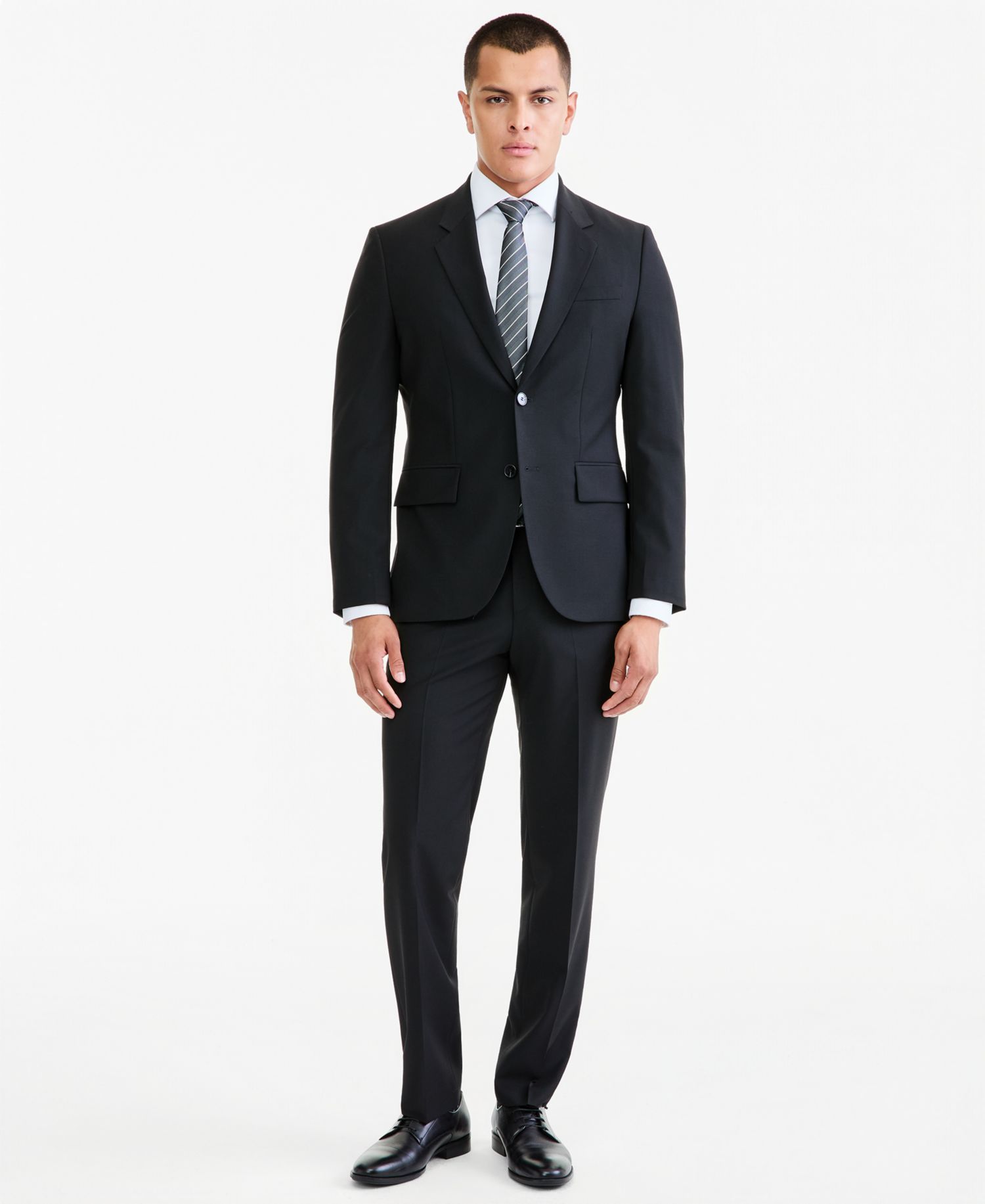 Men's Modern-Fit Wool Blend 2-Piece Suit