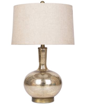 gold mercury glass table lamp