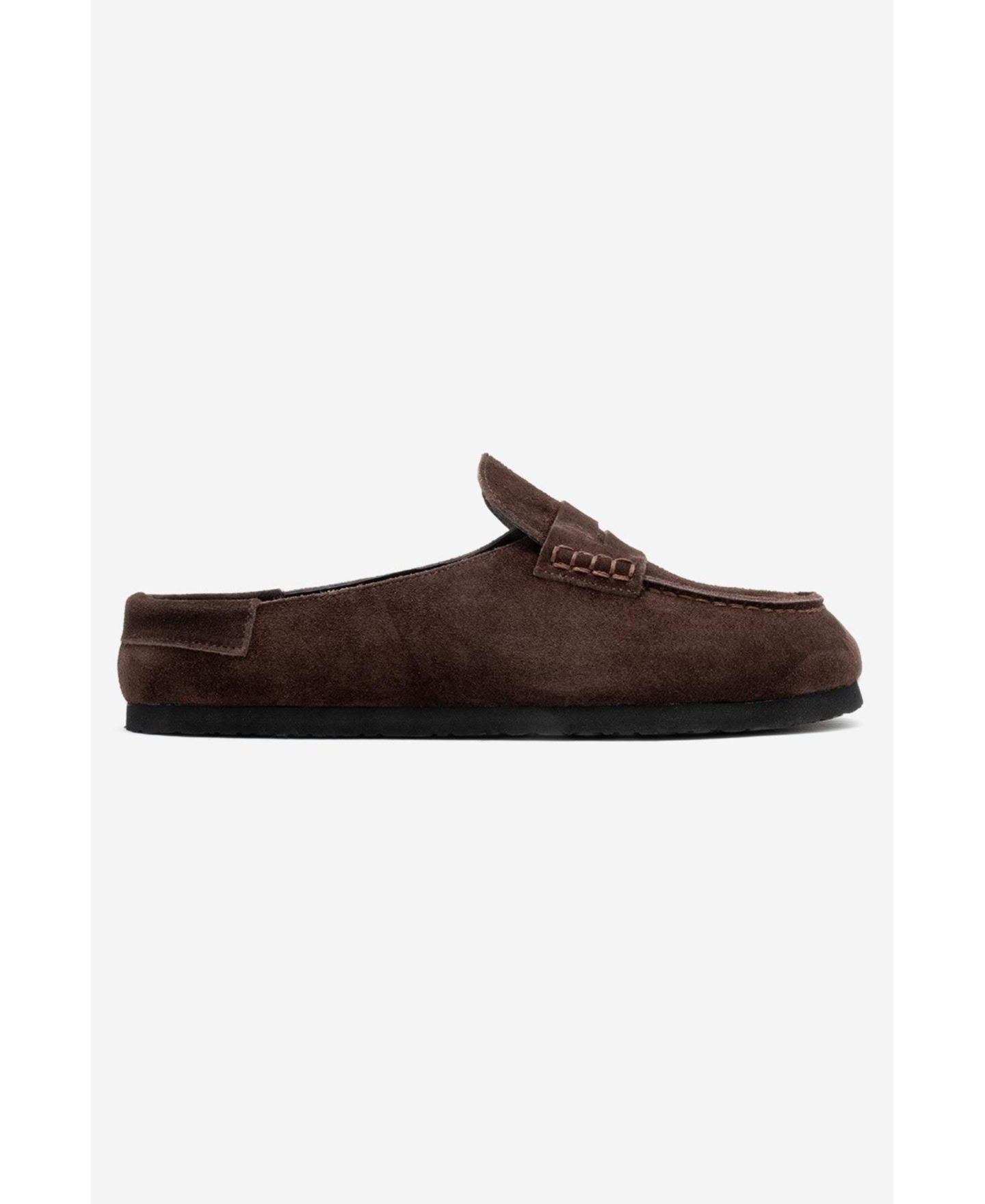 Женские тапочки Forever & Always Shoes Women Priva Leather Slip-On Slipper, цвет: Коричневый замшевый — фото 2