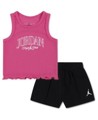 Boys' Toddler 2T-4T Ribbed Tank and Pleated Shorts, 2-Piece Set