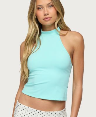 Women's Ikara Backless High Neck Halter Top