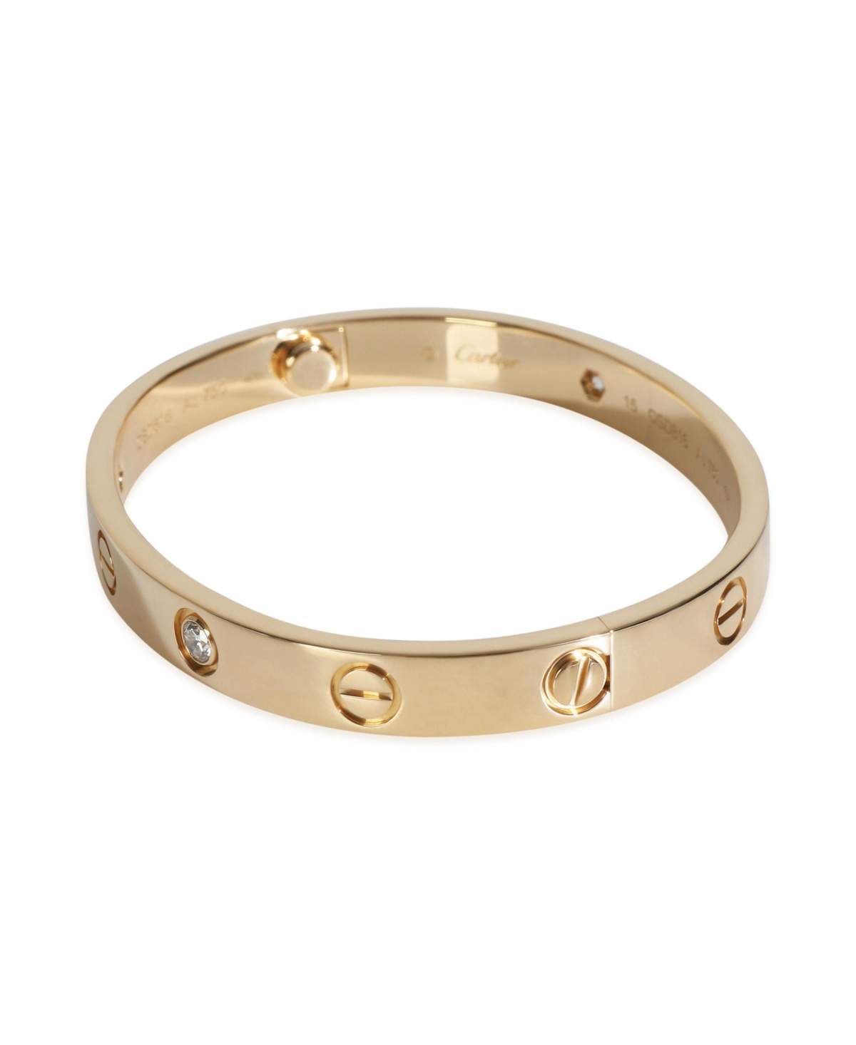 Pre-Owned Cartier Yellow Gold Diamond Love Bracelet