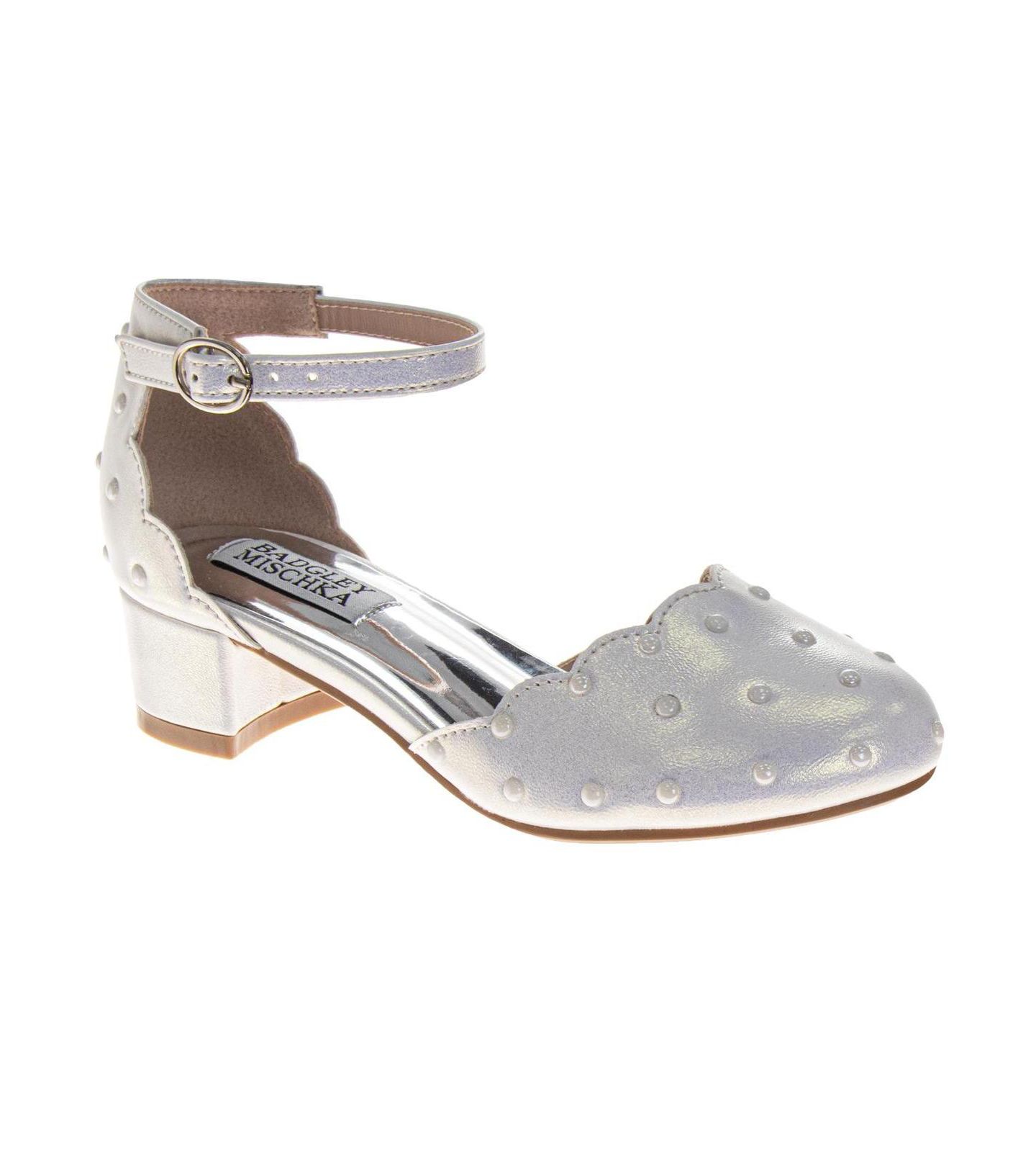 Сандалии Badgley Mischka Dress Sandals для девочек, цвет: Белый — фото 1