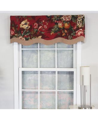 Queensland Style Gloriette 3" Rod Pocket Valance 50" x 16"