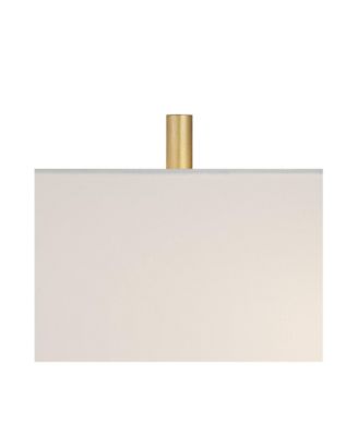 Montrose 31 3/4" Tall Sculpture Large Modern End Table Lamp Pull Chain Gold Finish Marble Single Living Room