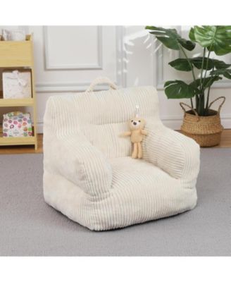 Kids Bean Bag Chair with Filling, Soft Sofa Chair for Bedroom and Living Room