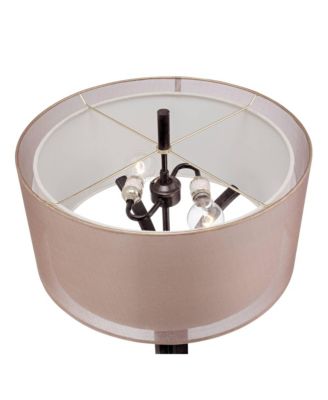 Tristan Tall Industrial Rustic Floor Lamp with Smart Socket