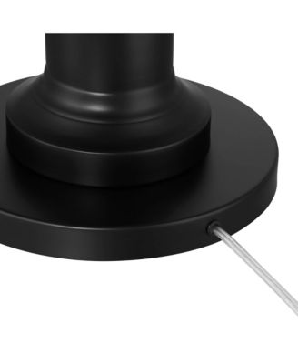 Spenser Traditional 58" Tall Standing Floor Lamp Skinny Pole Pull Chain Satin Metal Living Room Bedroom House