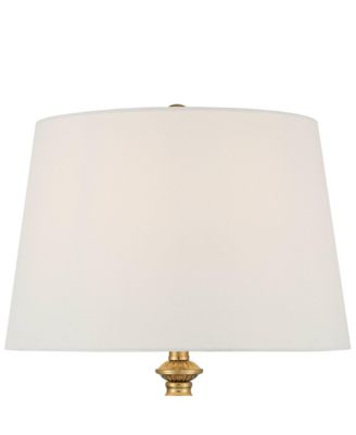 Clarrissa 31 1/2" Tall Fluted Vase Large Traditional End 3-Way Table Lamp  Brass Finish Glass Single Living Room