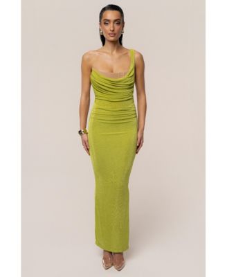 Women's Slinky Krishna One Shoulder Maxi Dress