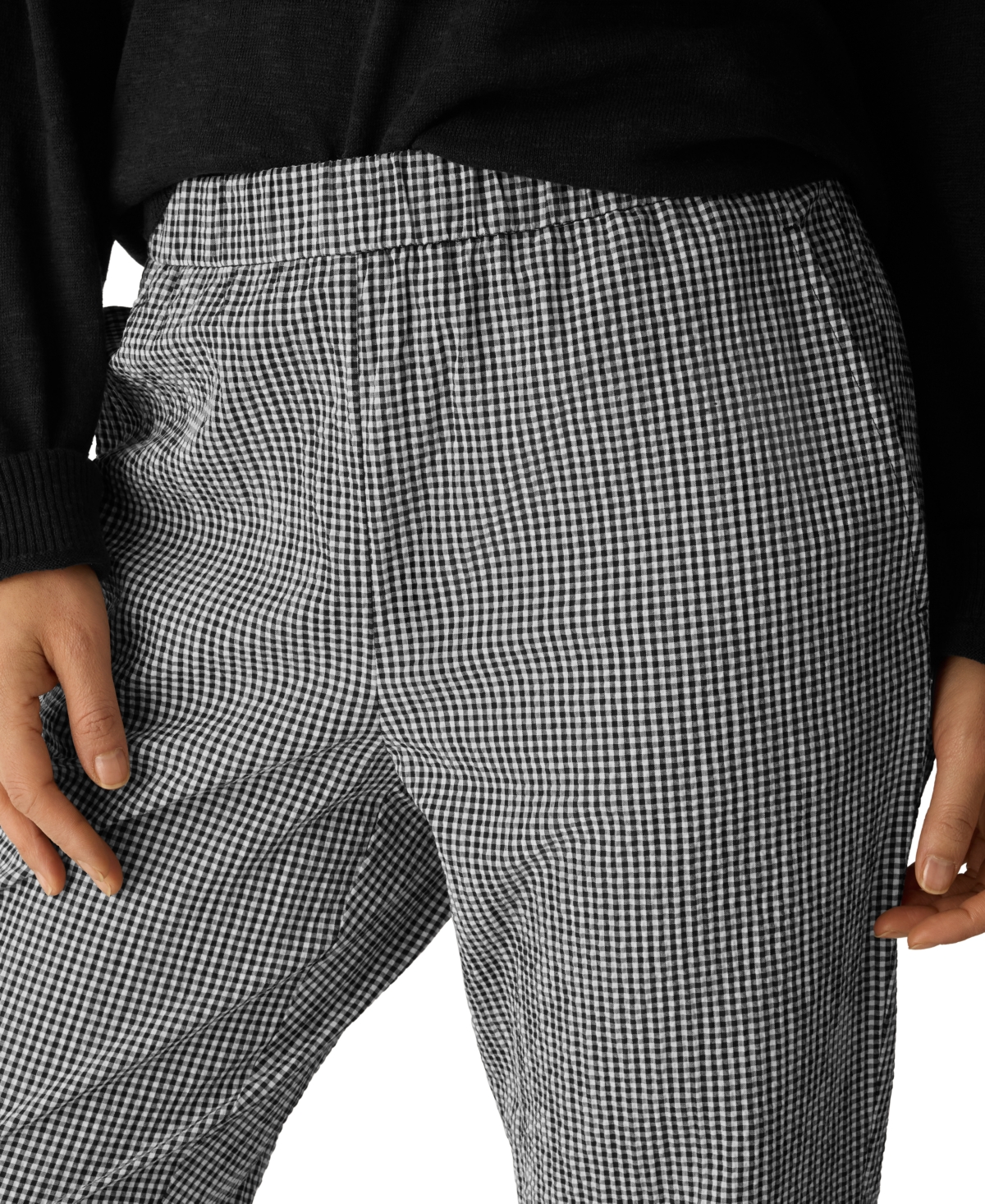 Eileen Fisher Women's High-Waist Tapered-Ankle Pants