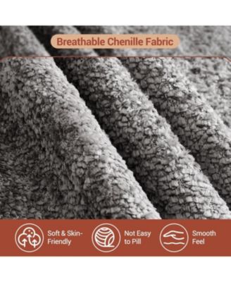 110" Modular Sectional Sofa, L-Shaped Chenille Couch with Ottomans, Washable Cloud Sofa