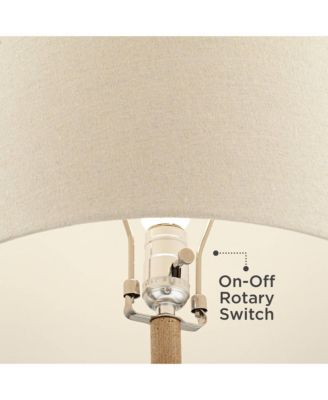 Sandstone Gourd 27" Tall Farmhouse Rustic Modern Table Lamp Bro Living Room Bedroom Bedside