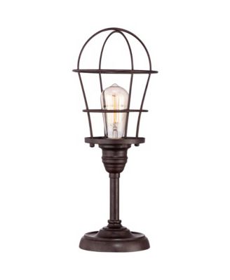 Modern Industrial Desk Table Lamp 17 1/4" High