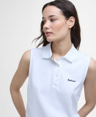 Women's Bowford Ribbed Collar Polo Top