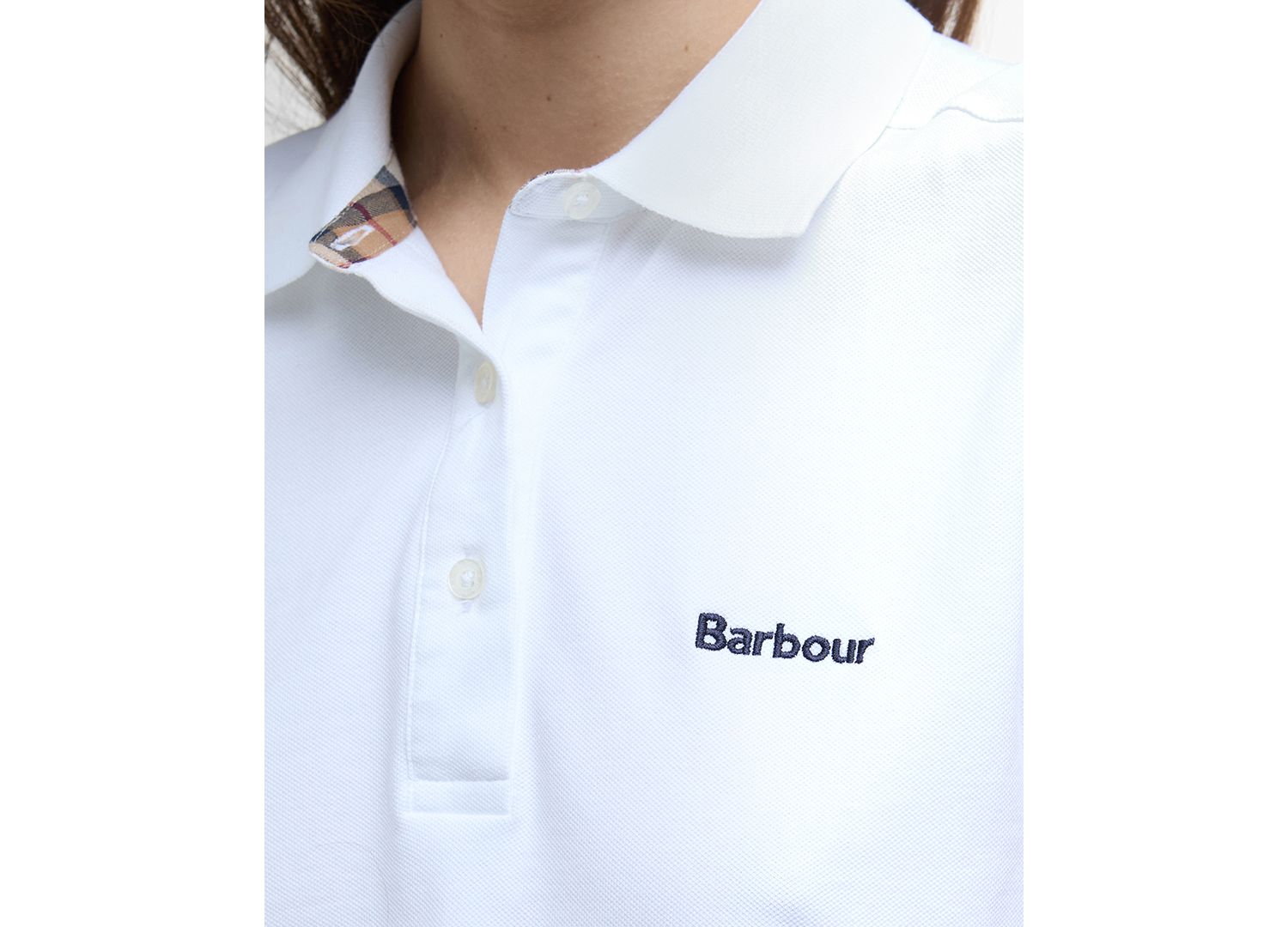 Women's Bowford Ribbed Collar Polo Top