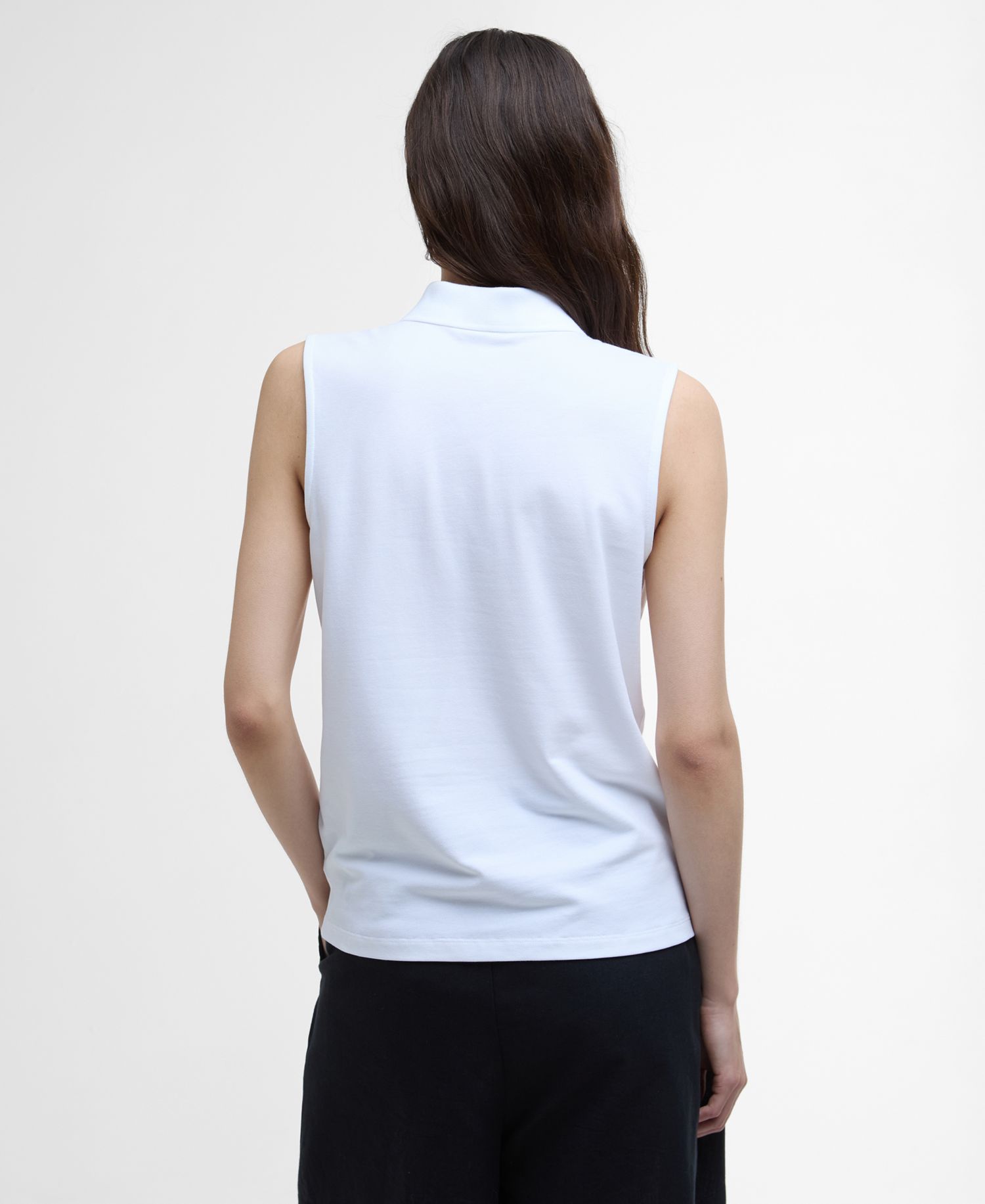 Women's Bowford Ribbed Collar Polo Top
