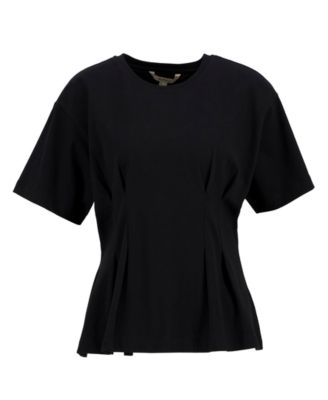 Women's Liza Pleated Waist Crewneck T-Shirt
