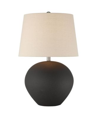 Paulo 24 1/2" High Pot Farmhouse Southwestern 3-Way Table Lamp Matte Ceramic Single Living Room Bedroom