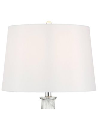 Marisa 27 1/2" Tall Modern 3-Way Table Lamp Swirl Finish Art Glass Single  Shade Living Room Bedroom