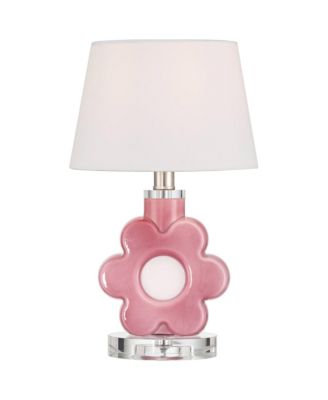 Stuart High Glass Flower Accent Table Lamp
