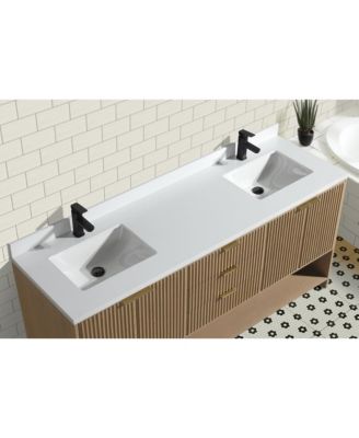 Diego 72" Bathroom Vanity Oak