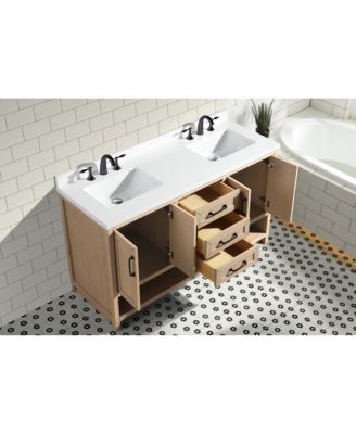 Venice 60" Bathroom Vanity Oak