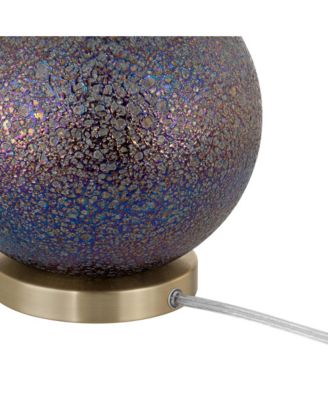 Pia 7 1/2" High Mosaic Glass Globe Accent Lamp