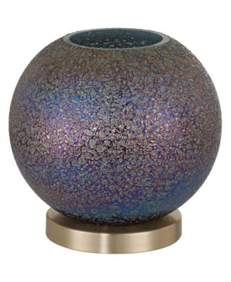 Pia 7 1/2" High Mosaic Glass Globe Accent Lamp