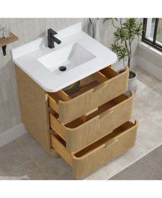 Calamigo 30" Bathroom Vanity Oak